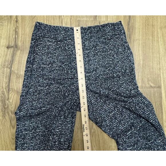 Express Pants Women's Size 8 Ankle High Rise Black White Print Pockets New - Picture 5 of 11